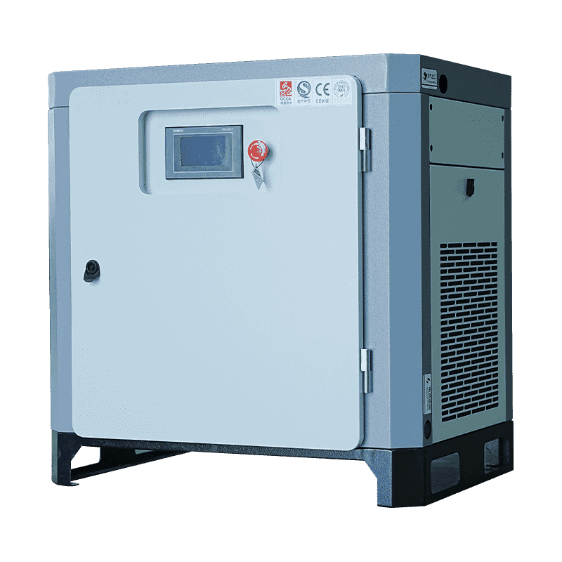 Cad iad na feabhsuithe ar éifeachtacht phríomh-aonad comhbhrúiteoir aeir scriú cúpla micrea-ola i gcomparáid le comhbhrúiteoir scriú cúpla traidisiúnta?