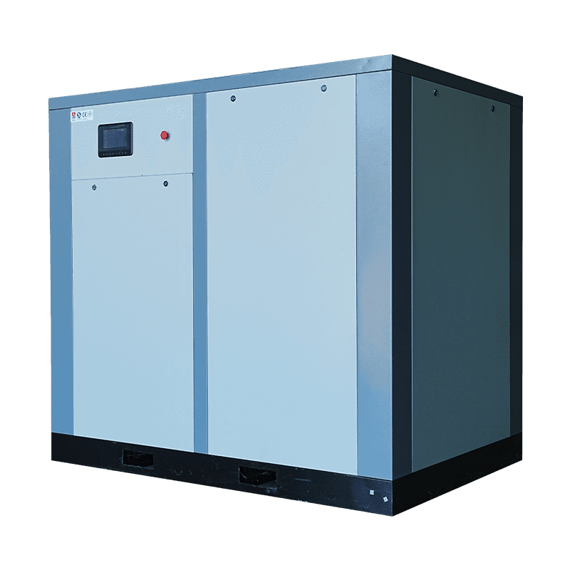 Cé chomh héifeachtach is atá comhbhrúiteoir aeir scriú dúbailte i dtéarmaí tomhaltas fuinnimh?